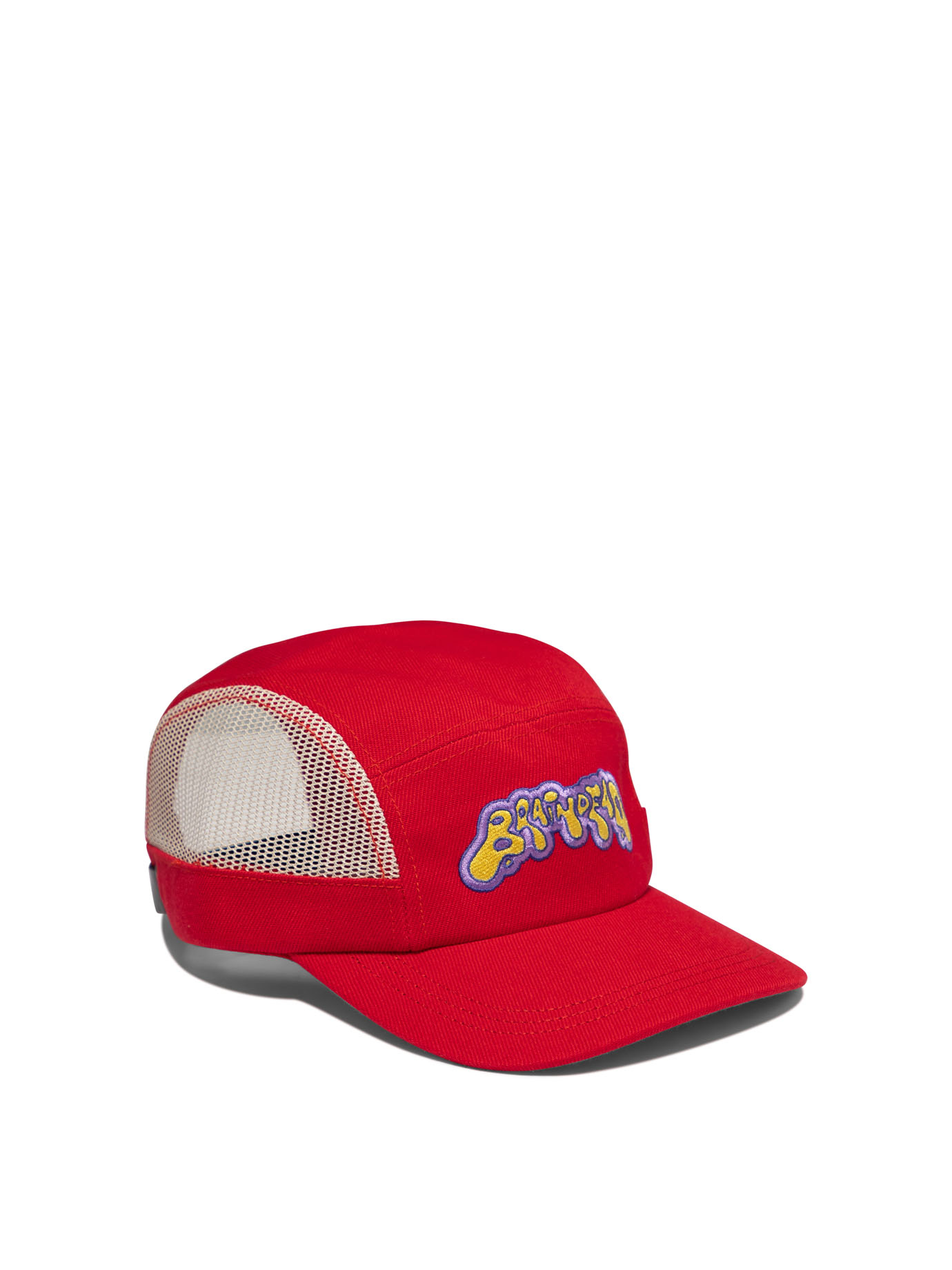 BRAIN DEAD Red Cap with mesh panels